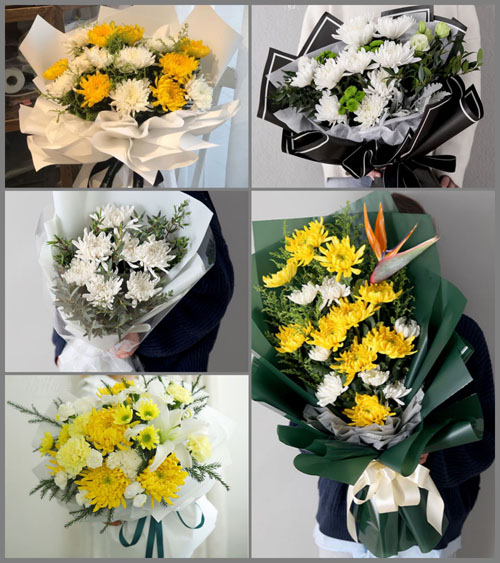 广东揭阳市普宁市大坝镇月窟村白事花束代送